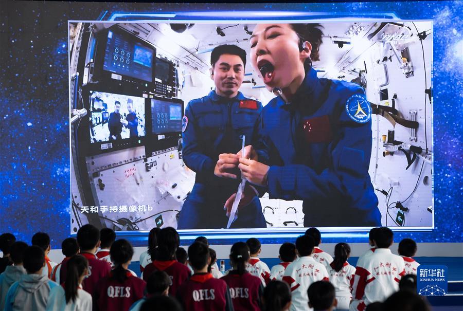 （新華全媒＋）（6）開(kāi)課啦！“天宮課堂”第一課