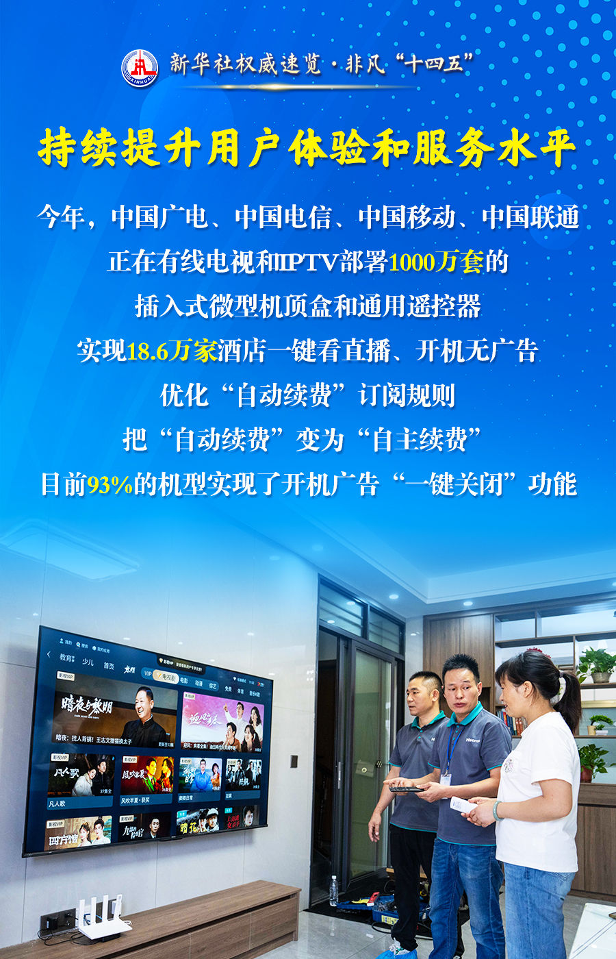 傳播黨的聲音、服務(wù)人民群眾，廣播電視和網(wǎng)絡(luò )視聽(tīng)行業(yè)五年成績(jì)單來(lái)了