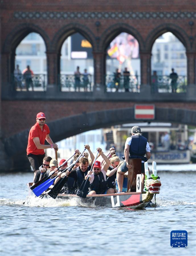 (國際·一周看天下)龍舟競逐施普雷河