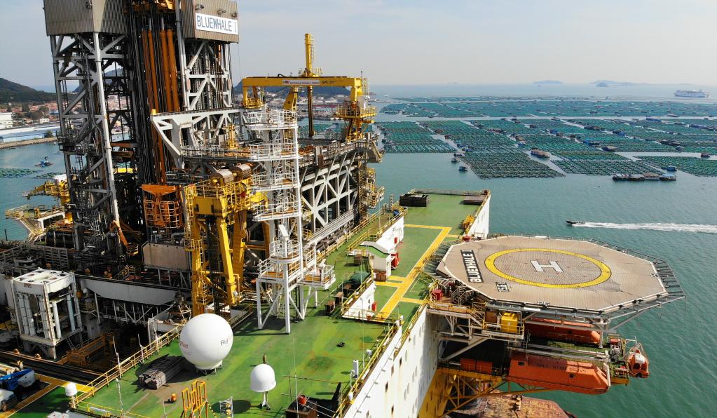 探訪(fǎng)大國重器“藍鯨1號”