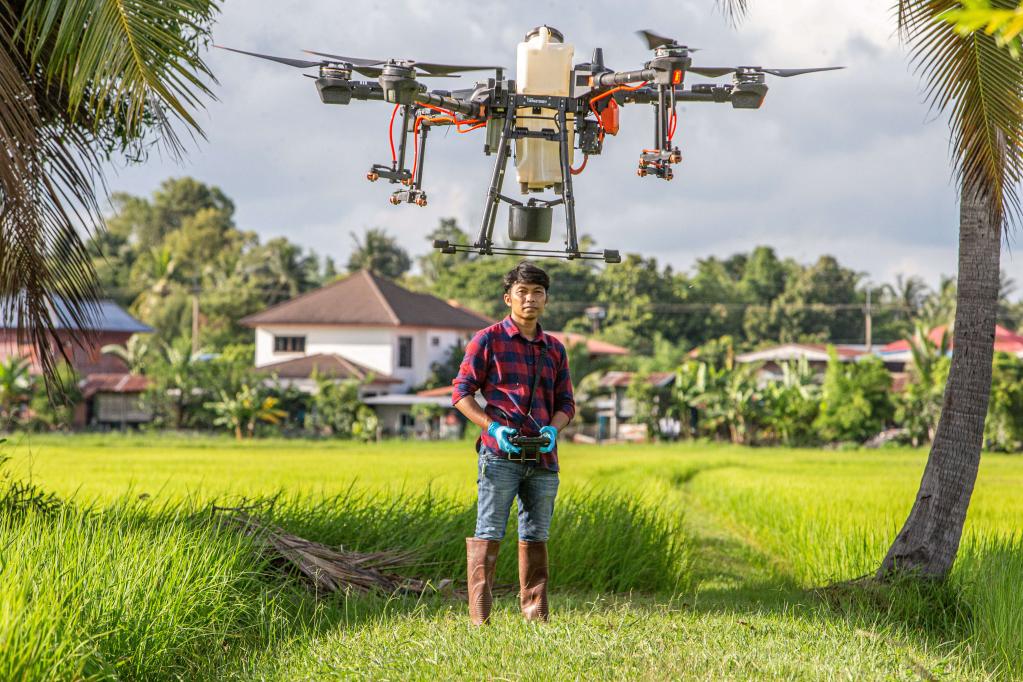 中國農業(yè)無(wú)人機助力泰國農業(yè)發(fā)展