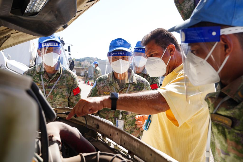 中國第21批赴黎維和部隊通過(guò)首次聯(lián)合國裝備核查