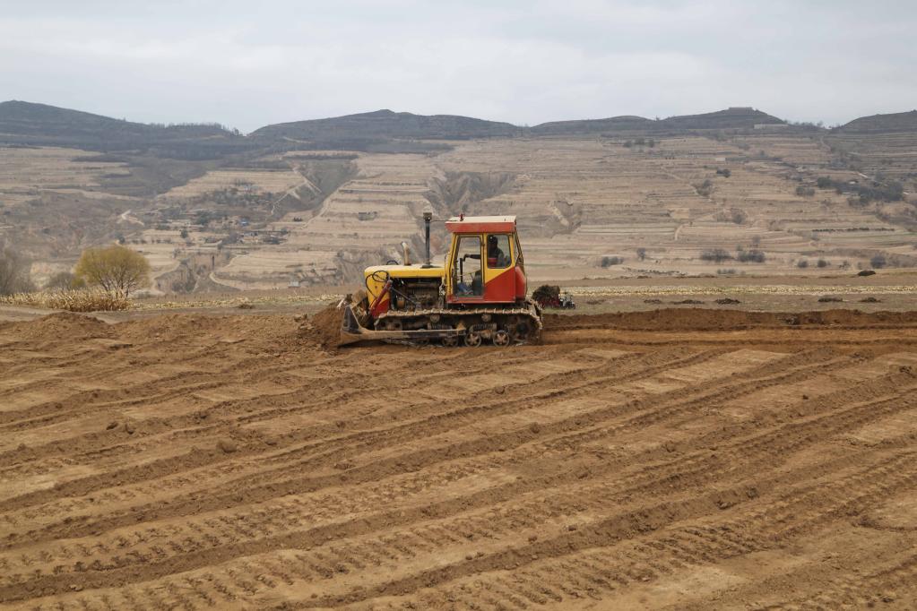 甘肅通渭:建設山地高標準農田