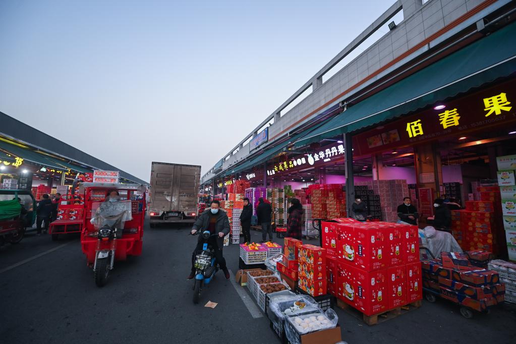 浙江金華:“菜籃子”物豐貨足迎新春