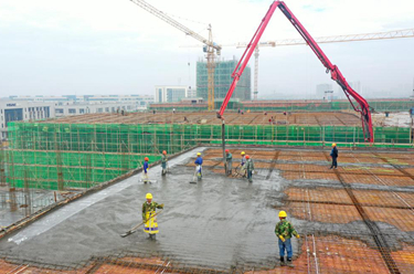 假期過(guò)后施工忙 建設項目“加速度”