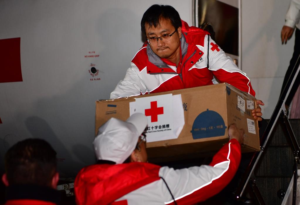 中國紅十字會(huì )向敘利亞援助首批醫療物資運抵大馬士革