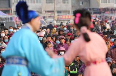 山東沂南：送戲下鄉 文化惠民