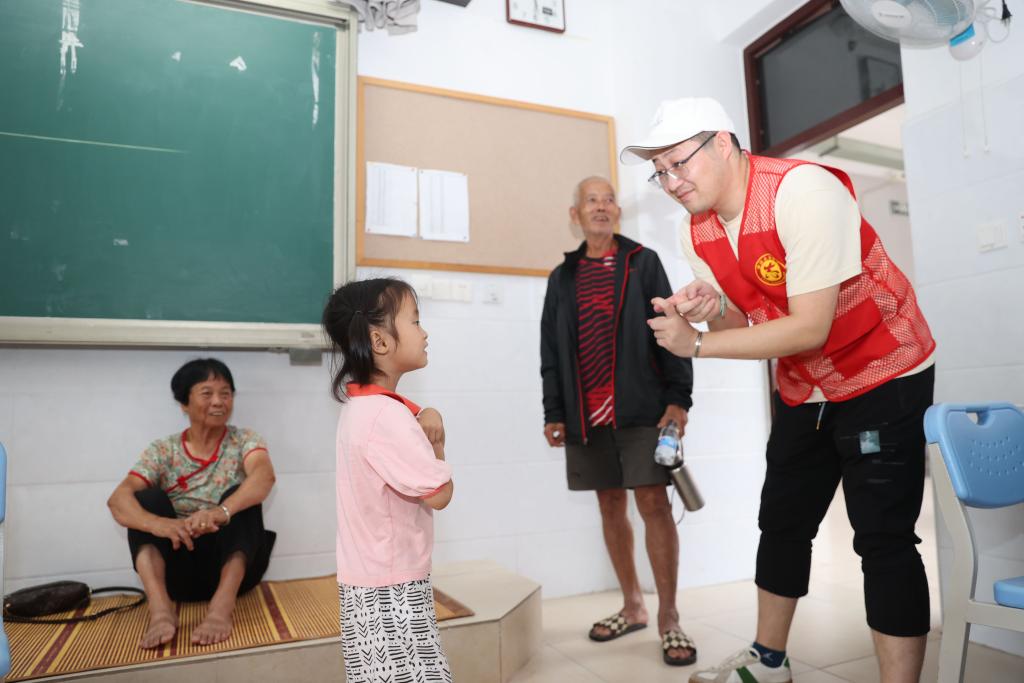 福建廈門(mén)：安置轉移群眾