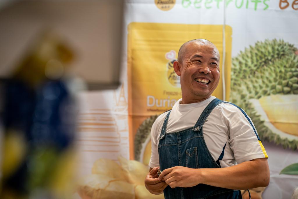 泰國榴蓮干的南博會(huì )之旅