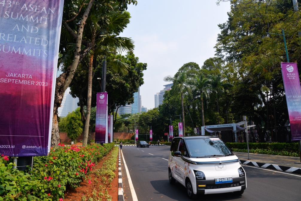 服務(wù)東盟峰會(huì )的中國新能源車(chē)