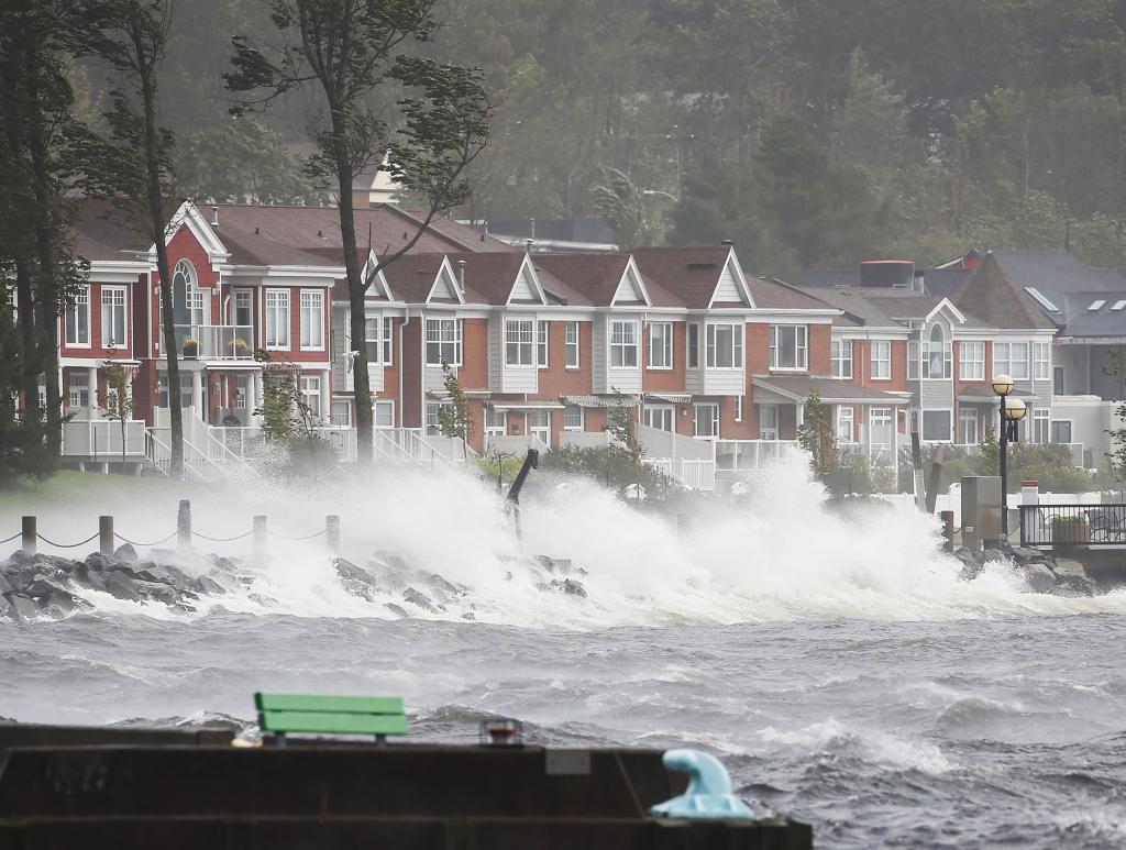 颶風(fēng)“李”影響加拿大東部地區
