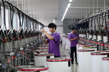 河北白溝：外貿訂單生產(chǎn)忙