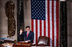 美眾議院共和黨保守派議員邁克·約翰遜當選議長(cháng)