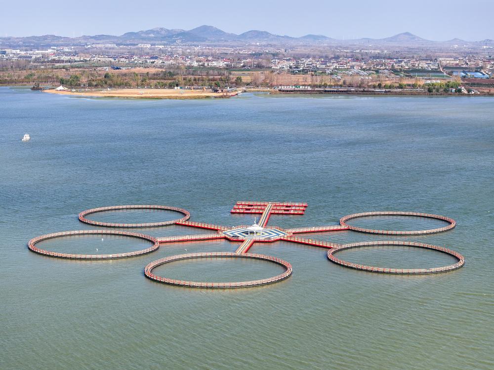 江蘇連云港：石梁河水庫繪“幸福河湖”新畫(huà)卷