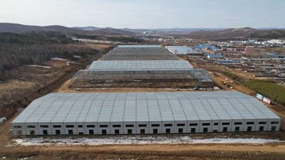 這里天氣乍暖還寒，生產(chǎn)建設卻已熱火朝天