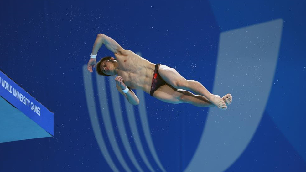 成都大運會(huì )｜跳水——混合團體：黃子淦/王偉瑩奪冠