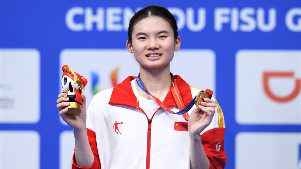 成都大運會(huì ) | 羽毛球——韓悅獲女子單打冠軍