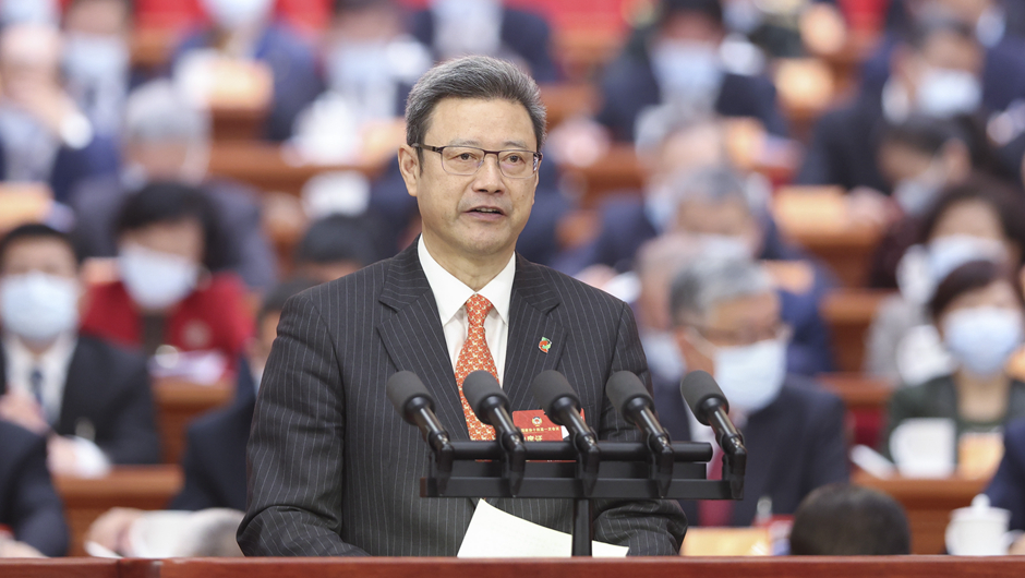 錢(qián)智民委員作大會(huì )發(fā)言