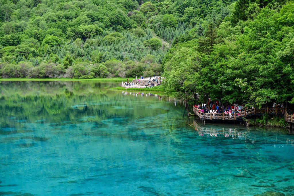 九寨溝景區2023年接待游客超120萬(wàn)人次